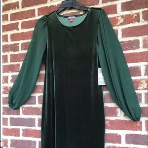 Vince Camuto velvet dress